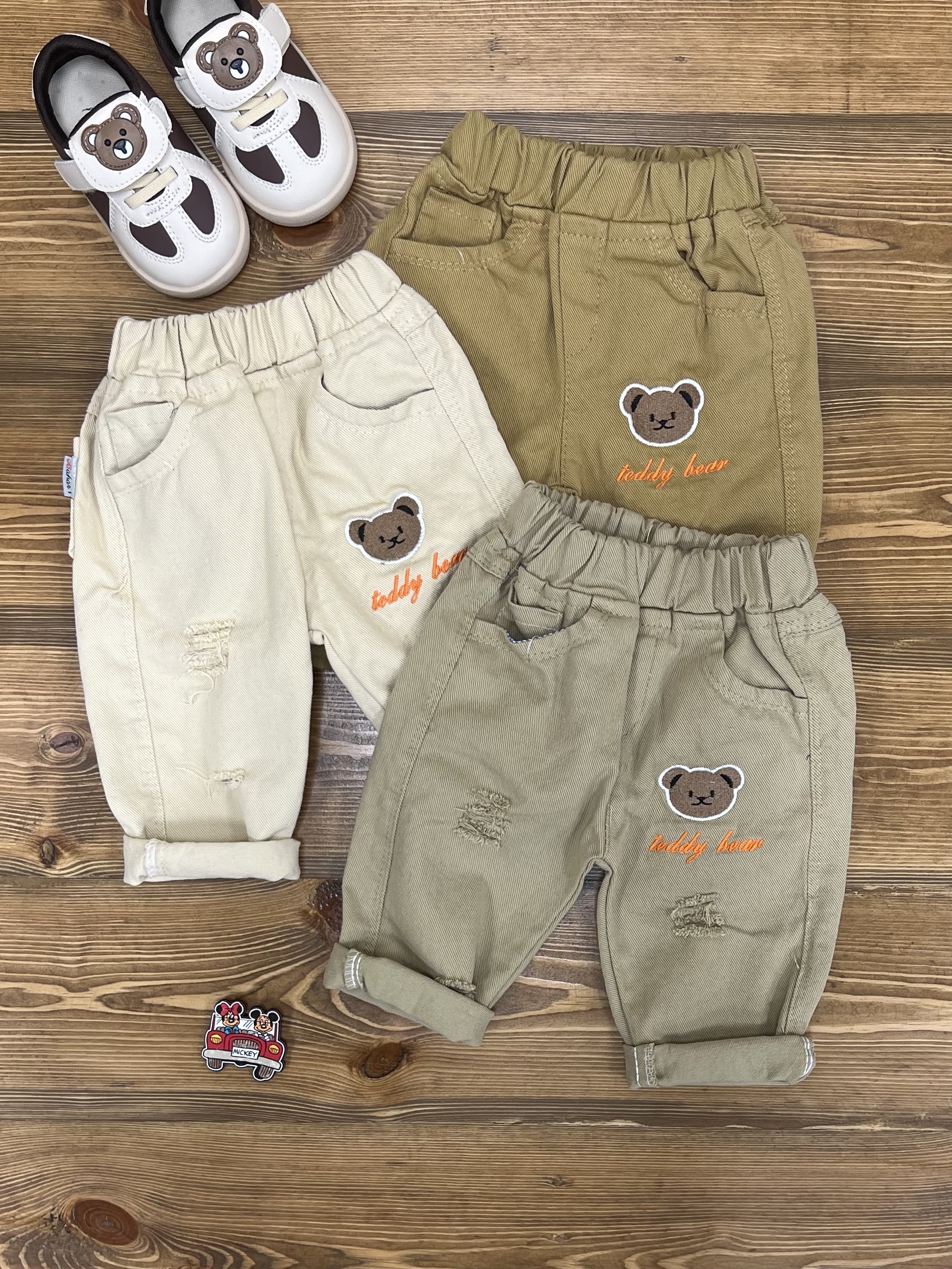 شلوار کتان bear نیو 627
